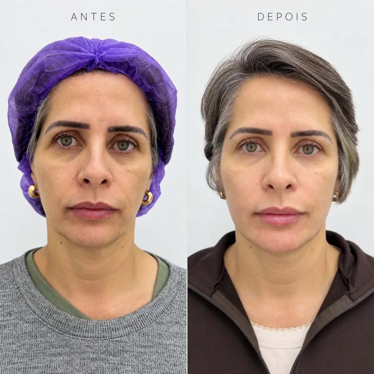 Registro clínico real 5 de rejuvenescimento facial em Itaquaquecetuba