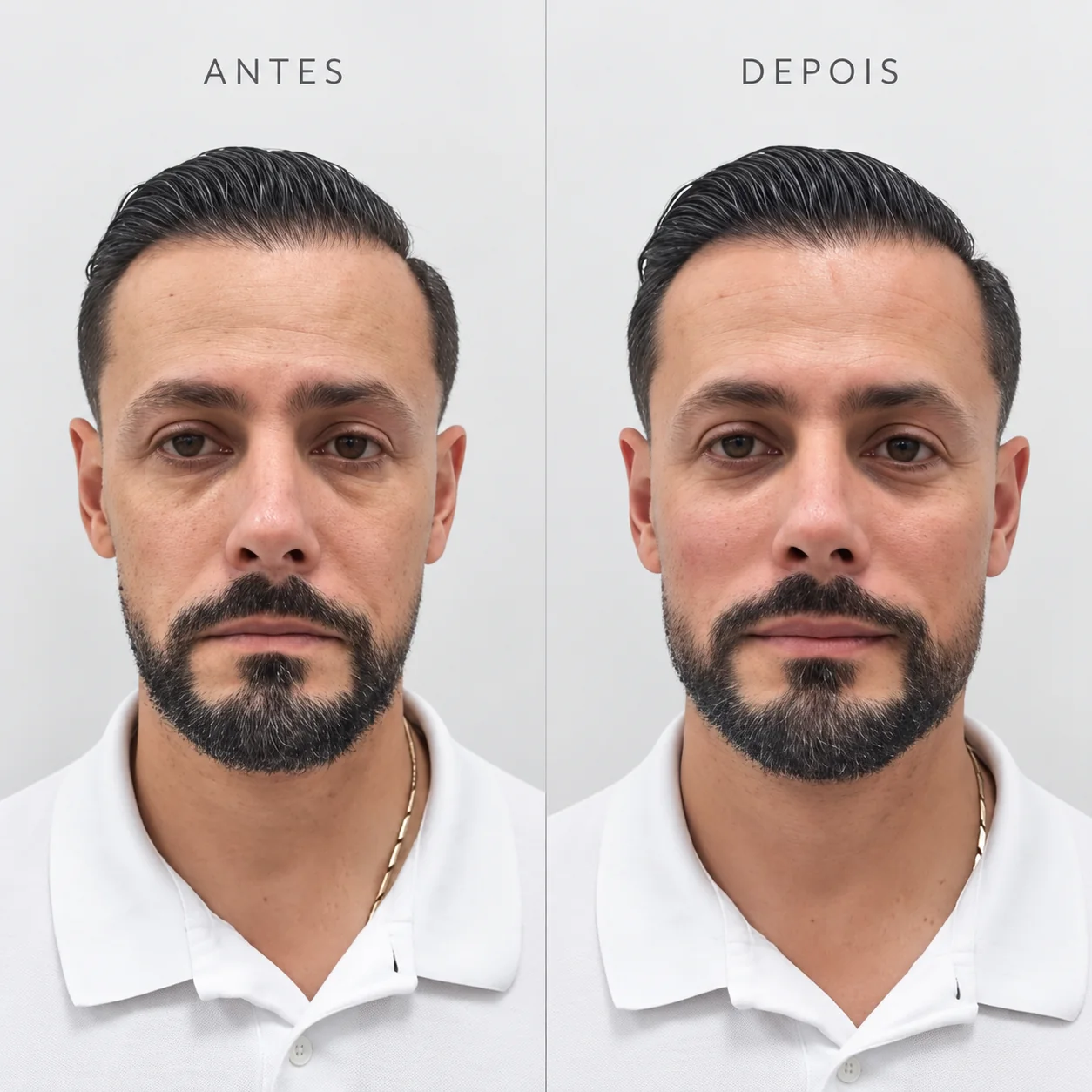 Registro clínico real 2 de rejuvenescimento facial em Itaquaquecetuba